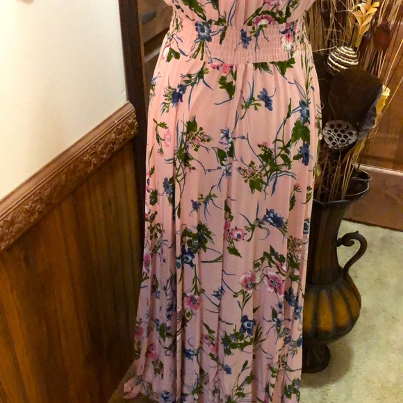 Last One! NWT Sexy Front Button Floral Maxi Dress - Picture 6 of 8